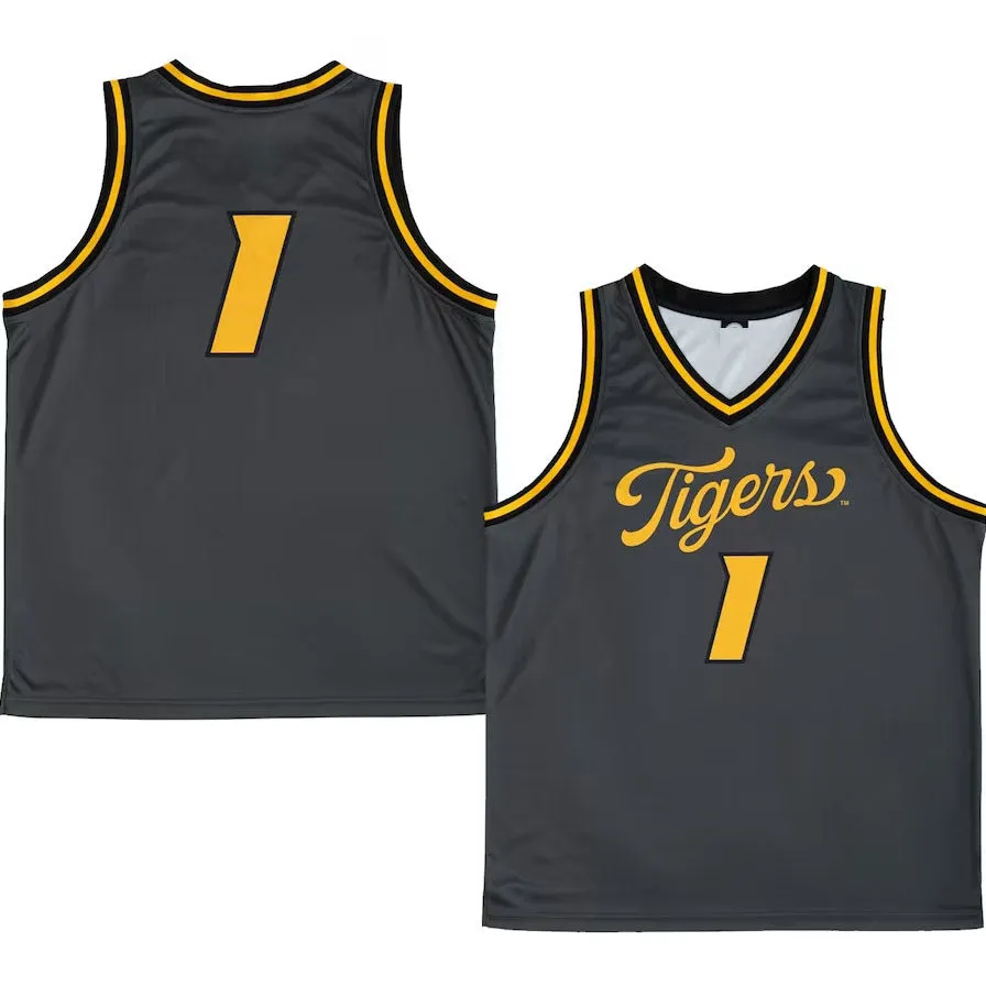 #1 M.Tigers Unisex Alternate Script Jersey - Anthracit American College Jerseys