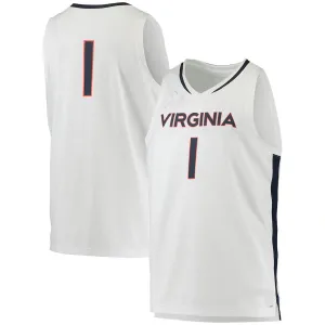 #1 V.Cavaliers Replica Basketball Jersey White Stitched American College Jerseys