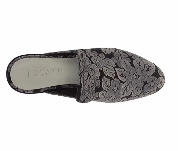 1.State Women's Facia Slip-On Mule, Black
