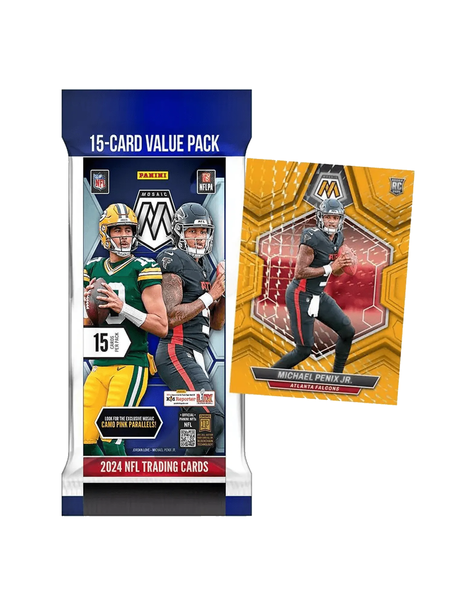 2024 Panini NFL Mosaic Football Trading Card Value Fat Pack