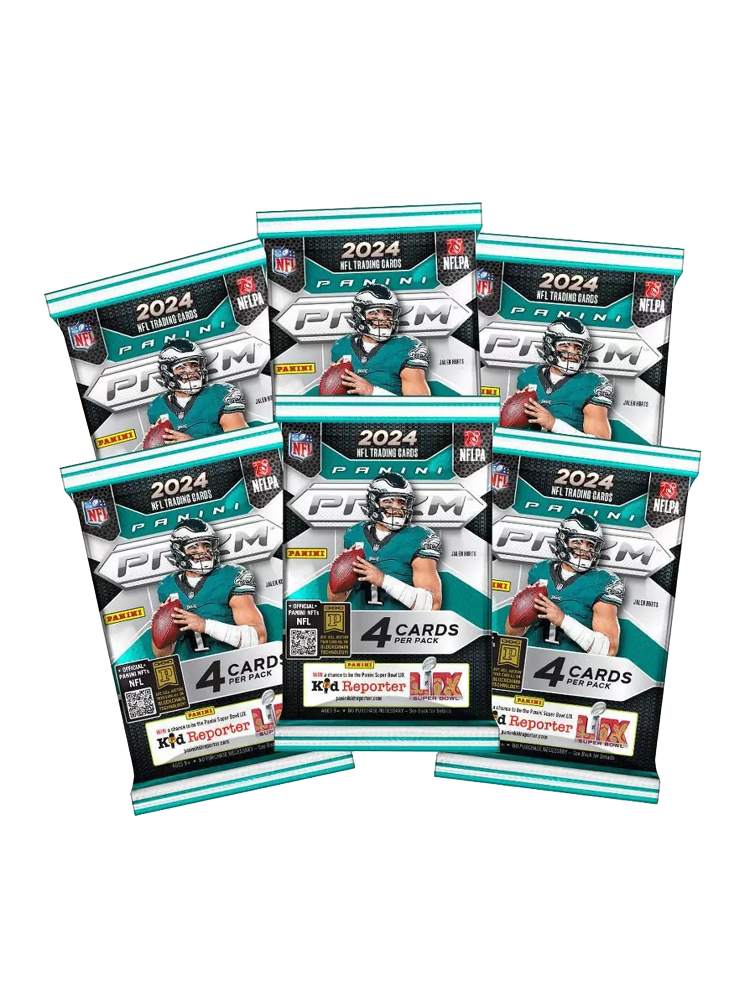 2024 Panini NFL Prizm Football Trading Card Blaster Box