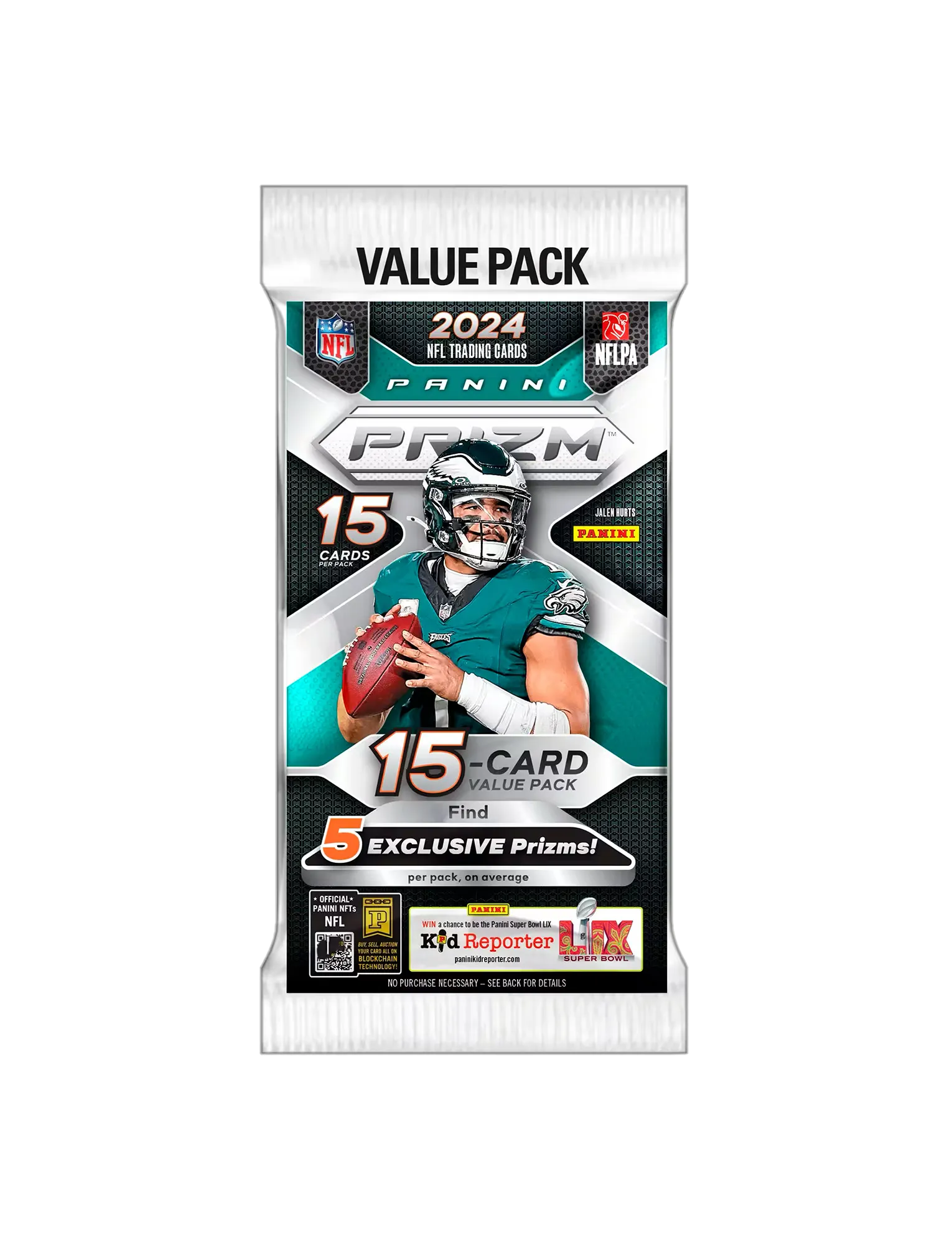 2024 Panini NFL Prizm Football Trading Card Value Fat Pack