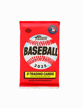 2025 Topps MLB Heritage Baseball Trading Card Mega Pack