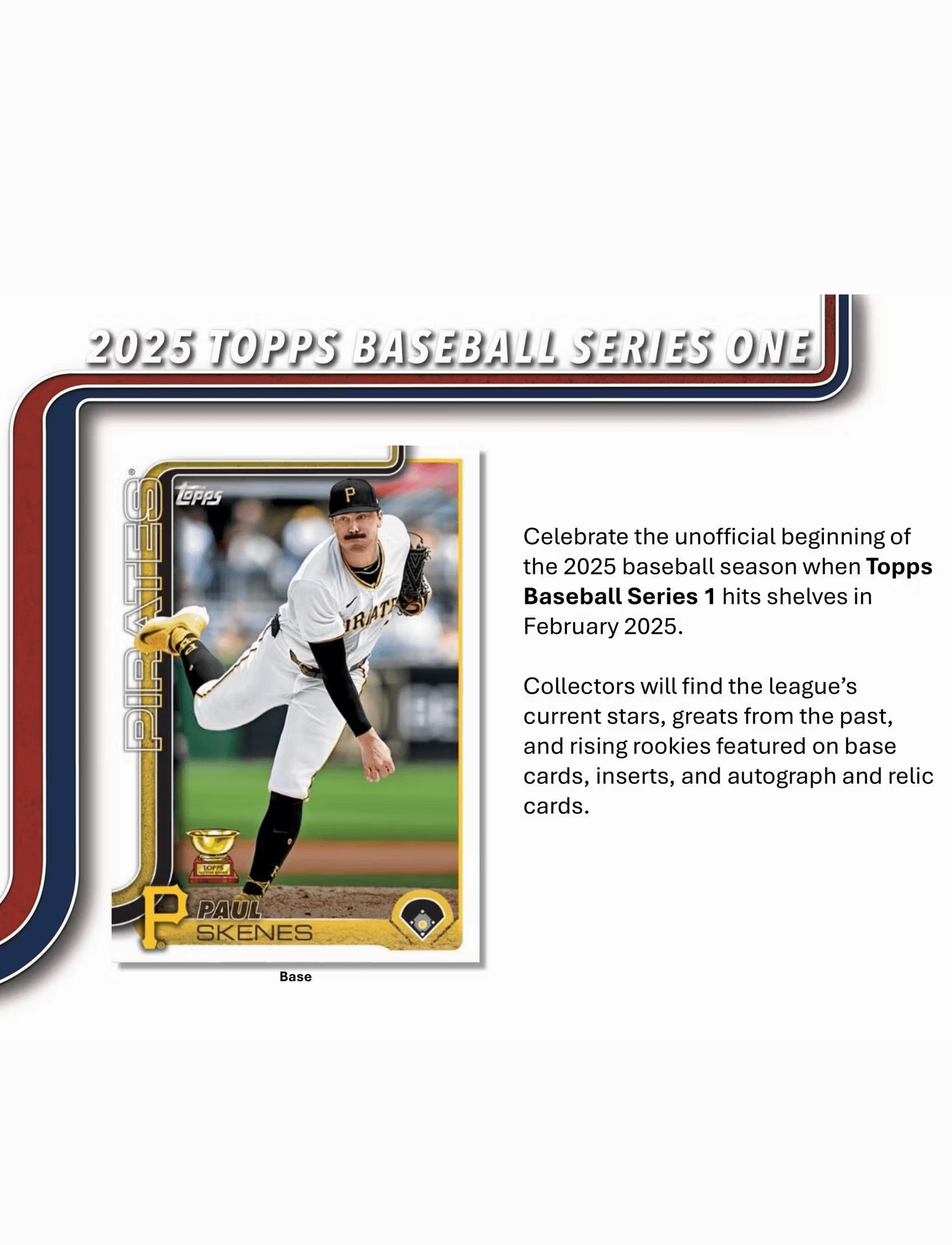 2025 Topps MLB Series 1 Baseball Trading Card Retail Pack