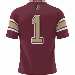 #1 F.State Seminoles ProSphere Endzone Football Jersey Garnet Stitched American College Jerseys