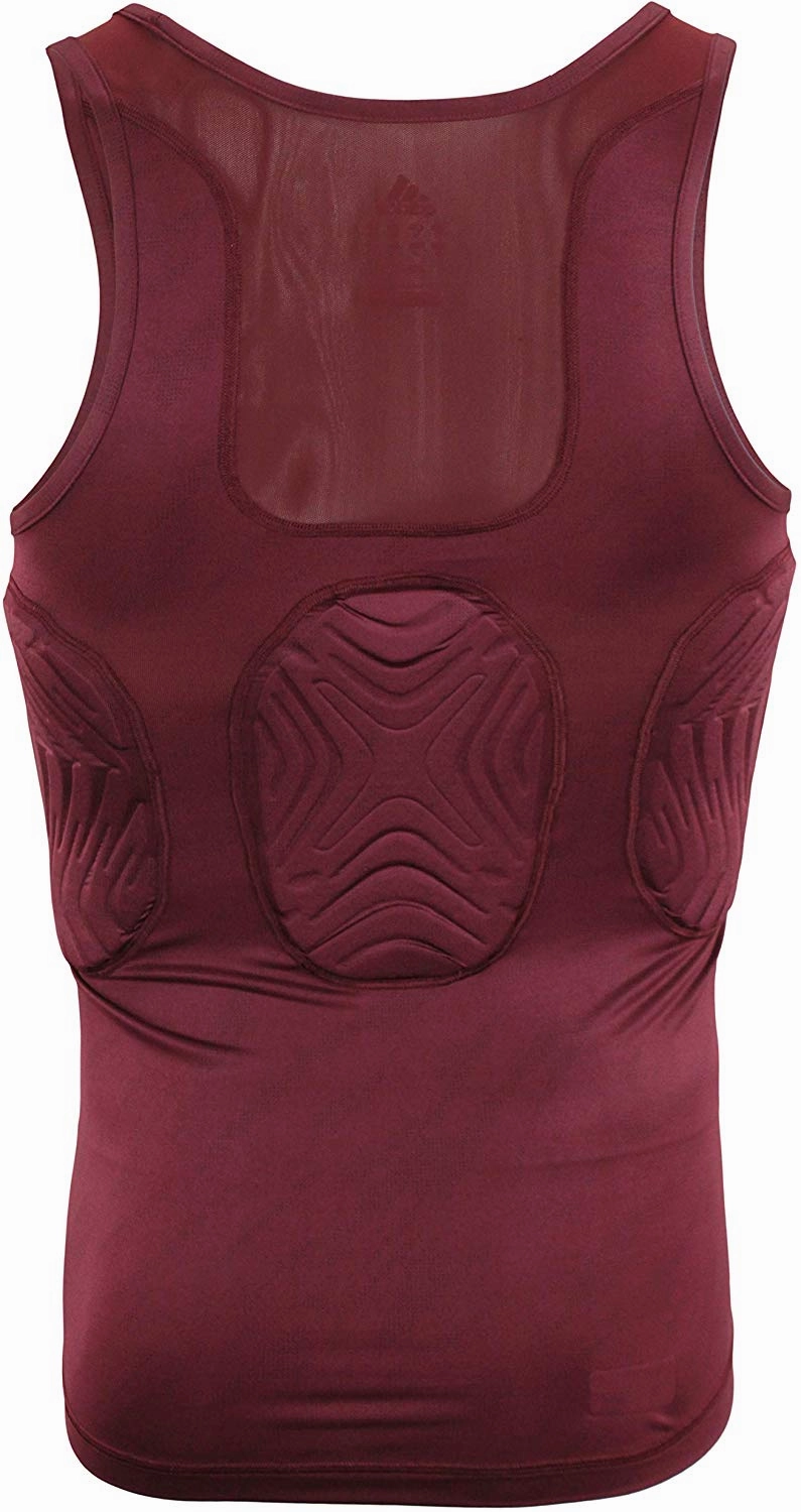 Adidas Adult Techfit Padded Compression Shirt, Color Options