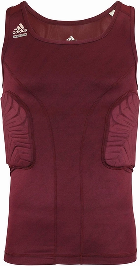Adidas Adult Techfit Padded Compression Shirt, Color Options