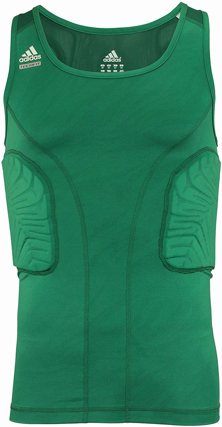 Adidas Adult Techfit Padded Compression Shirt, Color Options
