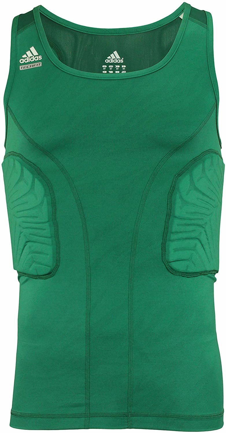 Adidas Adult Techfit Padded Compression Shirt, Color Options