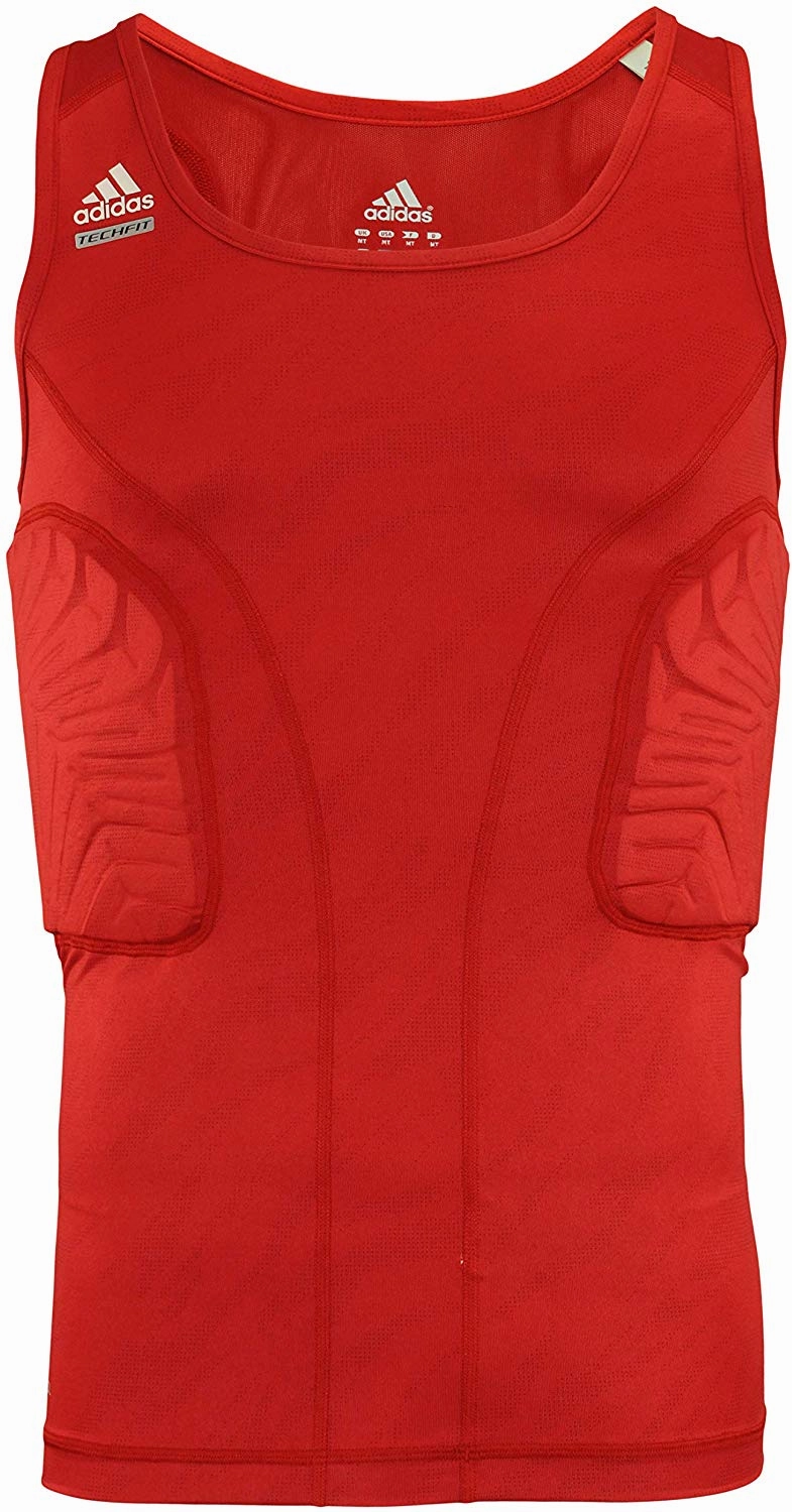 Adidas Adult Techfit Padded Compression Shirt, Color Options