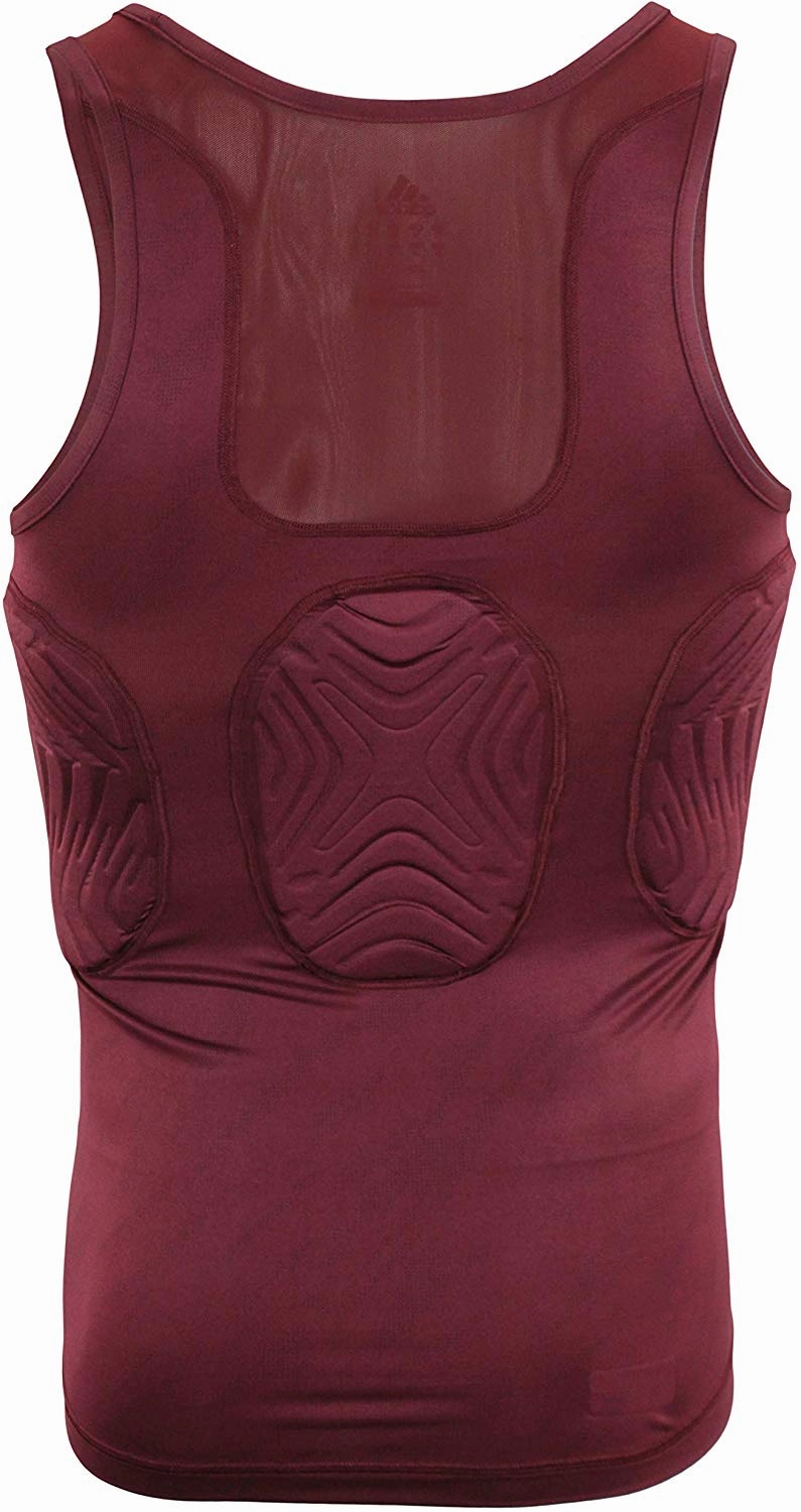 Adidas Adult Techfit Padded Compression Shirt, Color Options
