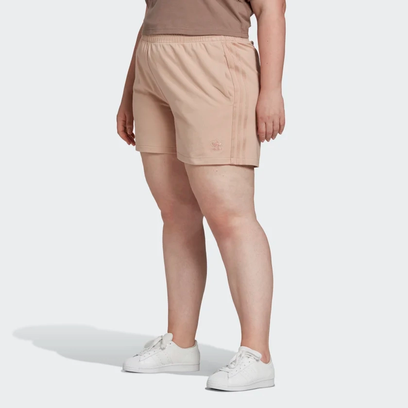 Adidas Big Women's 3 Stripe Shorts, Color Options