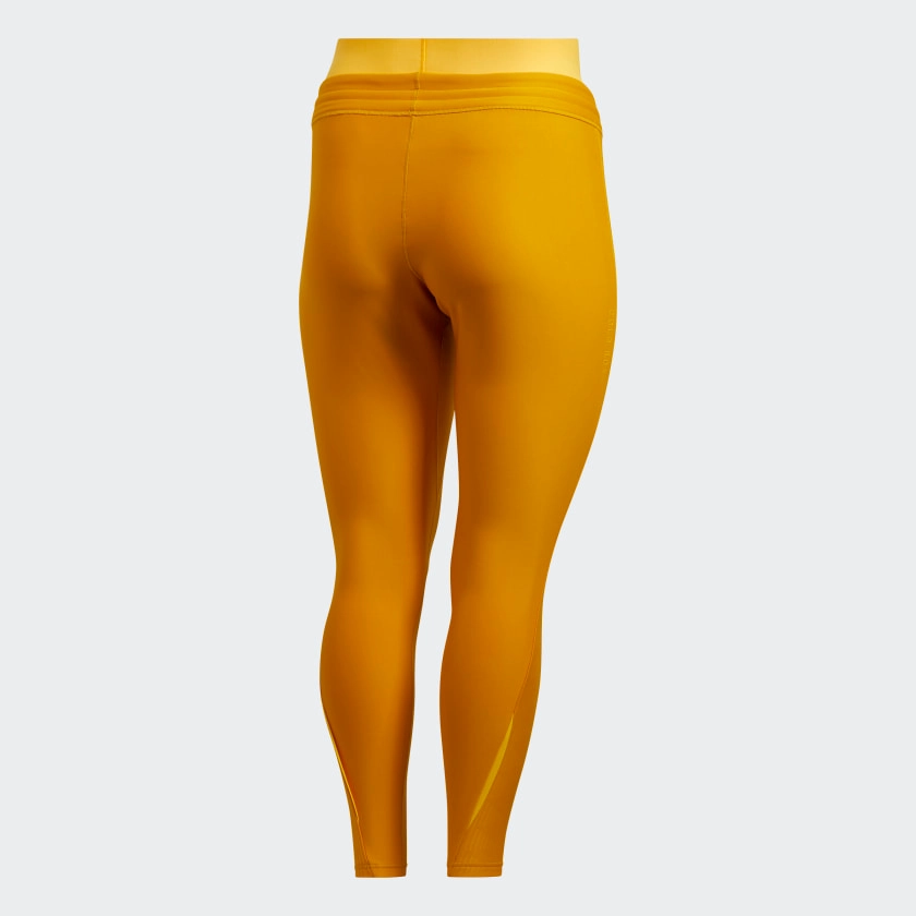 Adidas Big Women's Alphaskin COLD.RDY Long Tights, Legacy Gold
