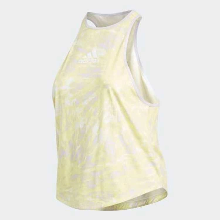 Adidas Big Women's University Tank Top, Multi/Purple Tint/Yellow Tint