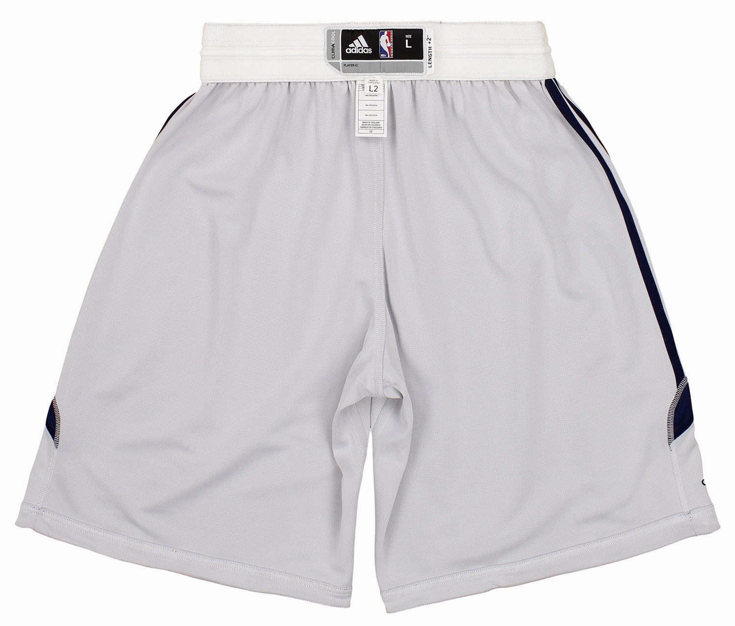 Adidas Detroit Pistons NBA Men's Climacool Reversible Practice Shorts, Navy/White