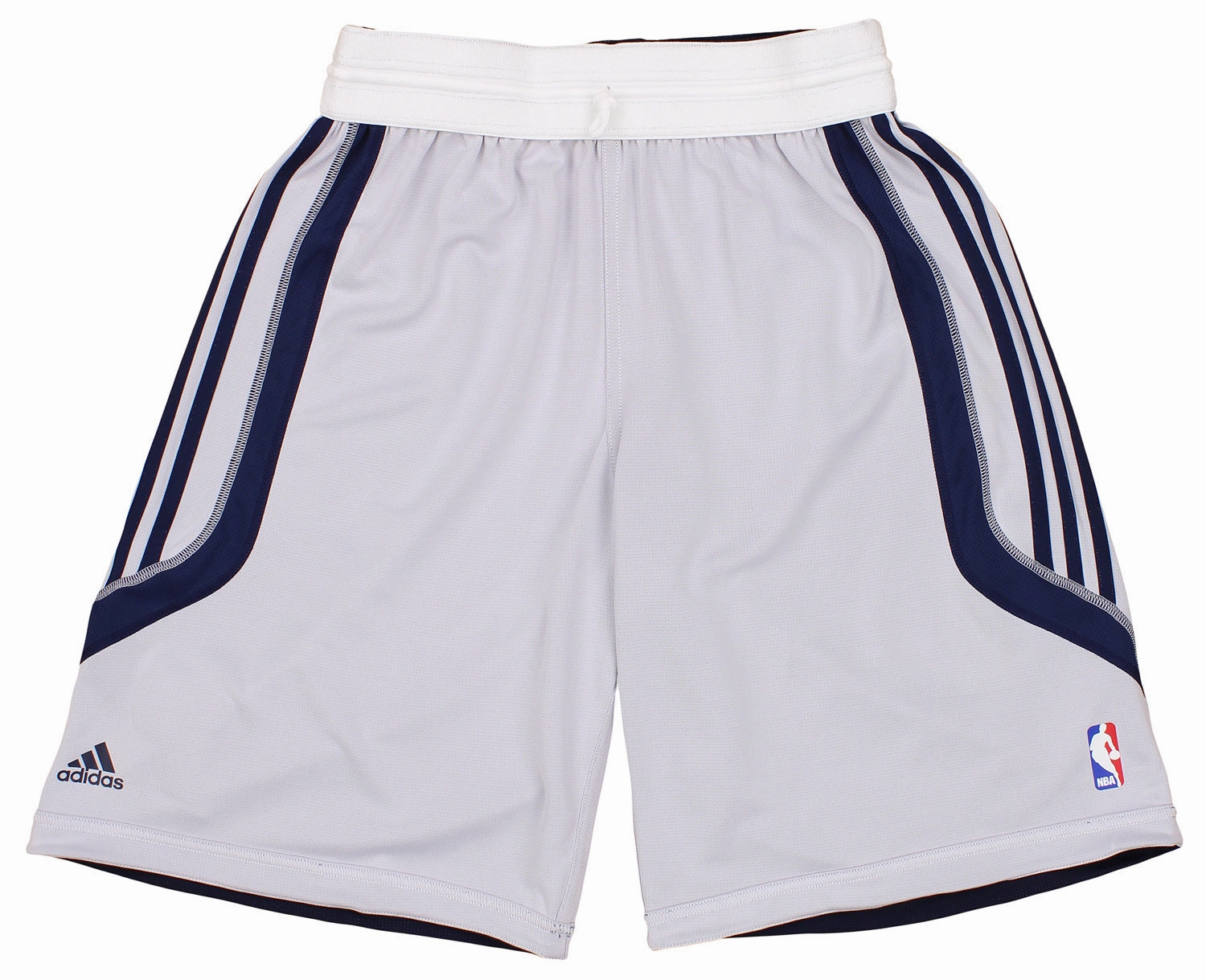 Adidas Detroit Pistons NBA Men's Climacool Reversible Practice Shorts, Navy/White