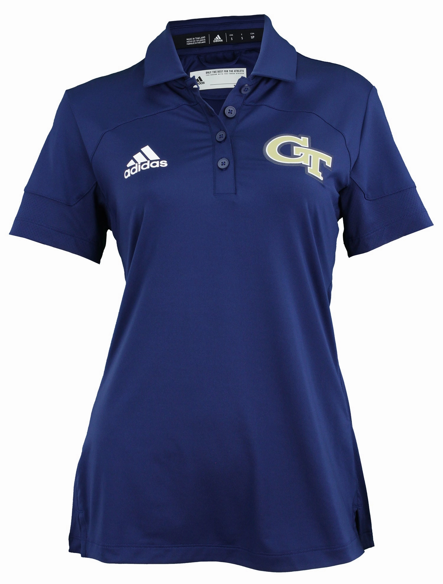 Adidas Georgia Tech Yellow Jackets NCAA Women's Multi-Sport Polo Shirt, Navy