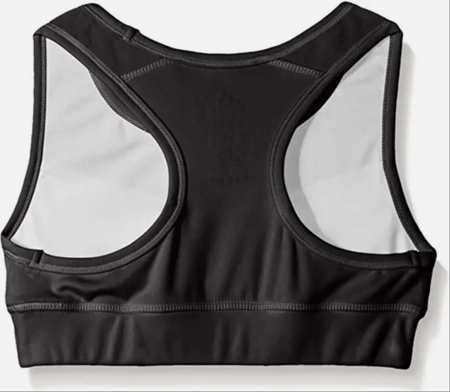 Adidas Girls' Youth Sports Bra, Black
