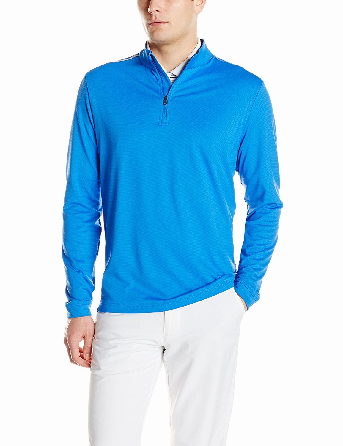 Adidas Golf Men's Adi 3-Stripes Classic 1/4 Zip Jacket, Color Options