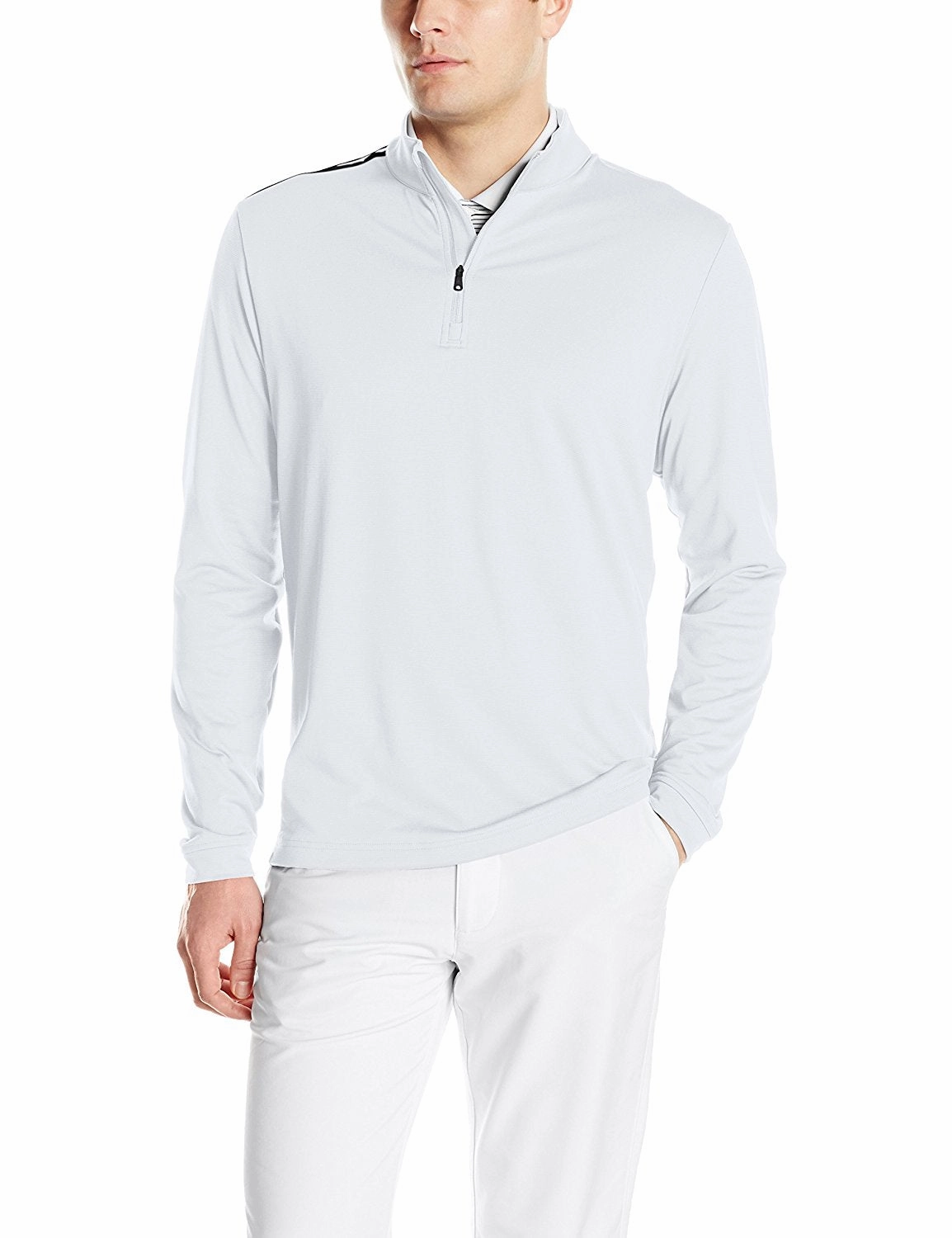 Adidas Golf Men's Adi 3-Stripes Classic 1/4 Zip Jacket, Color Options