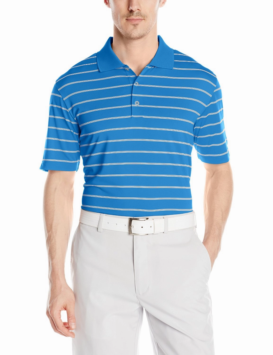 Adidas Golf Men's Classic 2 Color Stripe Polo Shirt Top - Many Colors