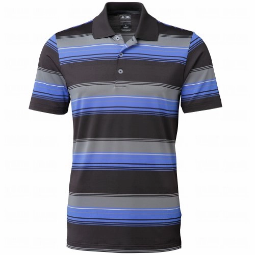 Adidas Golf Men's TaylorMade Puremotion Merch Stripe Short Sleeve Polo Shirt