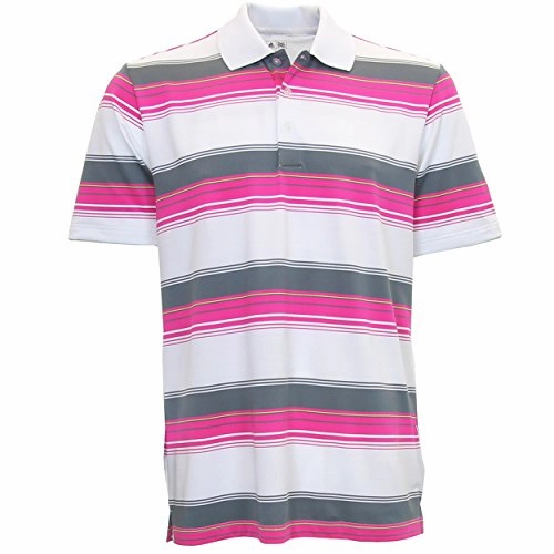 Adidas Golf Men's TaylorMade Puremotion Merch Stripe Short Sleeve Polo Shirt