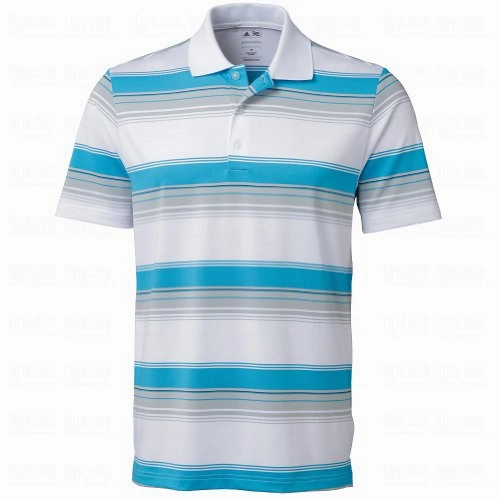 Adidas Golf Men's TaylorMade Puremotion Merch Stripe Short Sleeve Polo Shirt