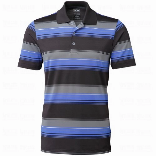 Adidas Golf Men's TaylorMade Puremotion Merch Stripe Short Sleeve Polo Shirt