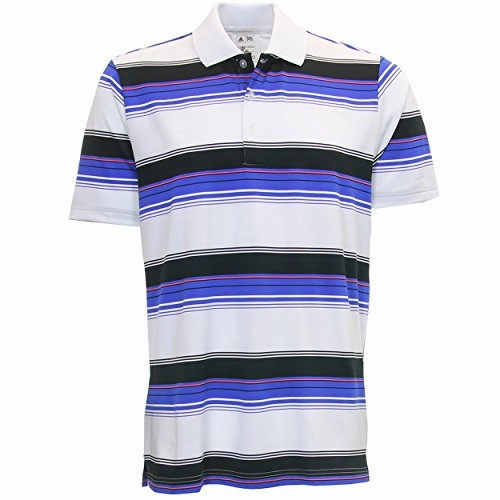 Adidas Golf Men's TaylorMade Puremotion Merch Stripe Short Sleeve Polo Shirt