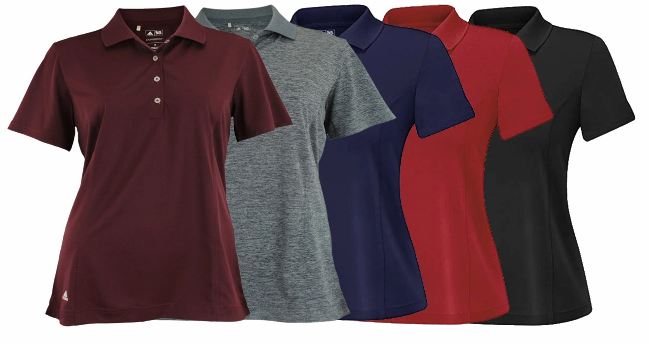 Adidas Golf Women's Puremotion Solid Jersey Polo Shirt, Color Options