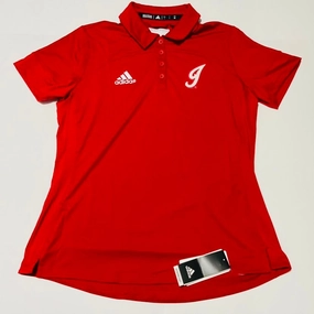 Adidas Indiana Hoosiers NCAA Women's Multi-Sport Polo Shirt, Red