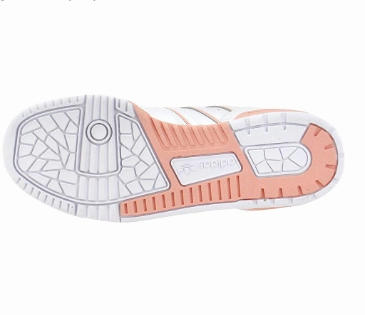 Adidas Junior Big Boy Rivalry Casual Sneakers, White/Glow Pink