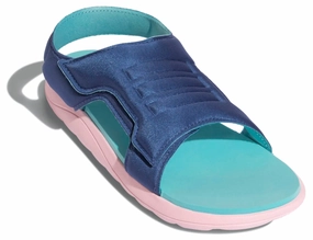 Adidas Kids Comfort Sandals, Crew Blue/Hazy Sky/Clear Pink