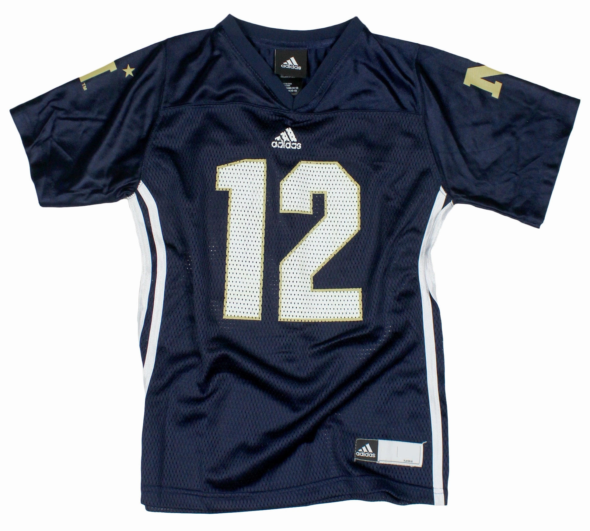 Adidas Kids NCAA United States Naval Academy # 12 Replica Jersey, Navy
