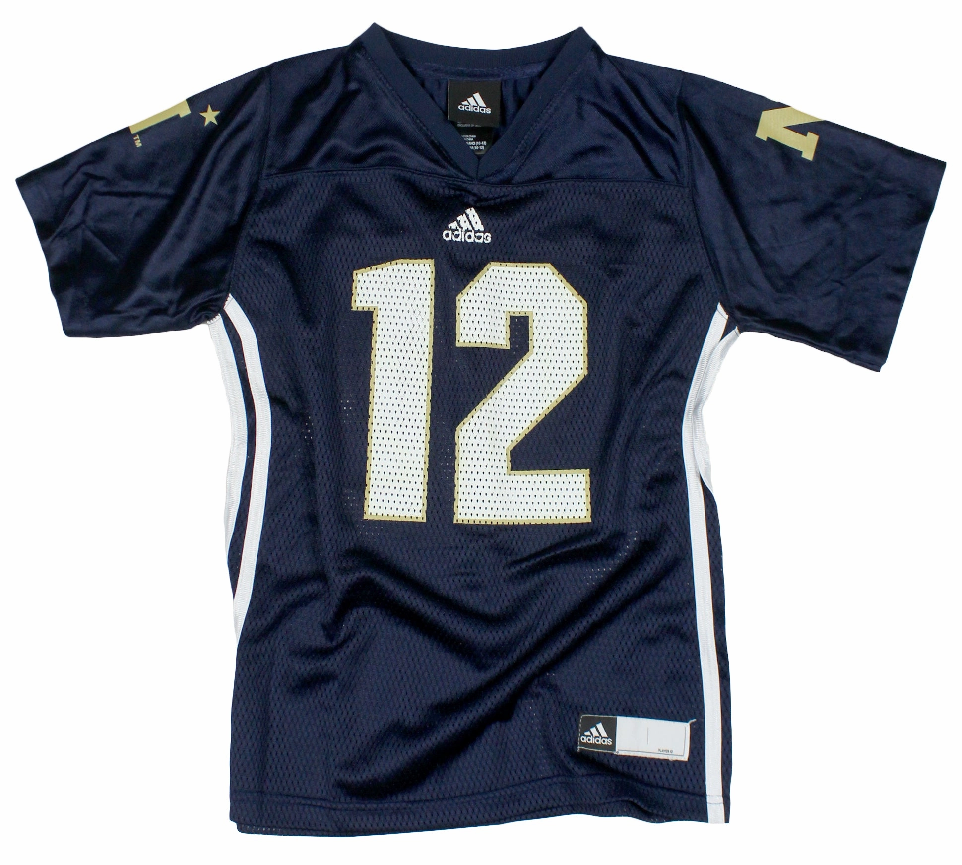 Adidas Kids NCAA United States Naval Academy # 12 Replica Jersey, Navy