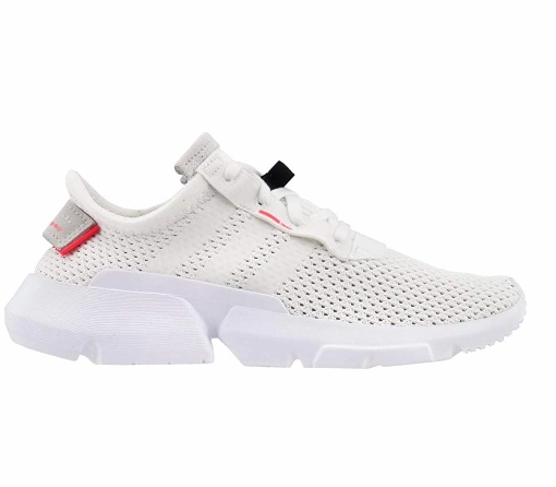 Adidas Kids POD-S3.1 C Mid Sport Sneakers, White/Red