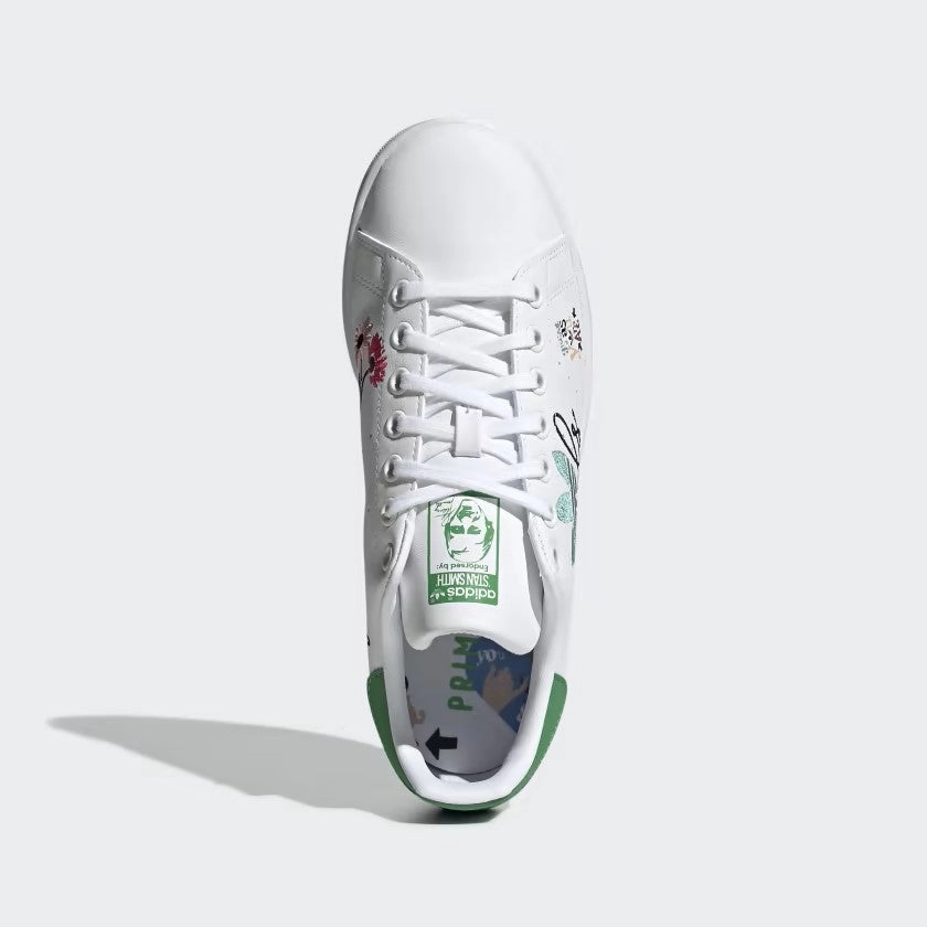 Adidas Kids Stan Smith "Girl Friends" Shoes, Cloud White