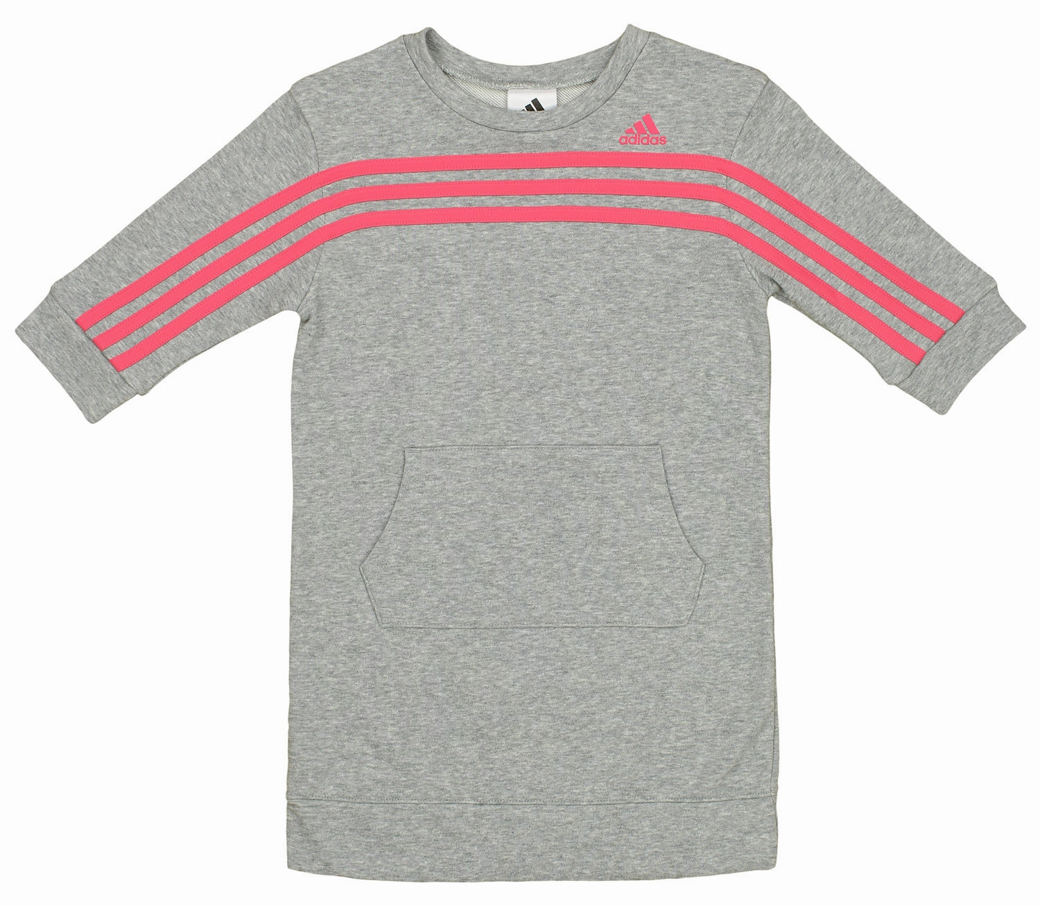 Adidas Little Girls (4-6X) French Terry Dress, Grey