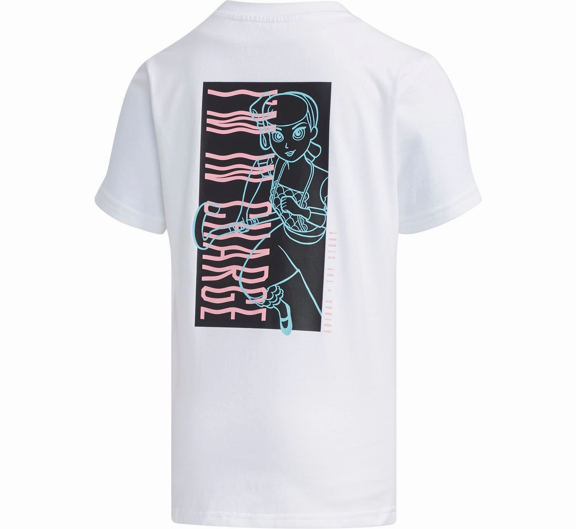 Adidas Little Girls Toddlers Toy Story 4 Bo Peep Short Sleeve Tee, White