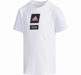 Adidas Little Girls Toddlers Toy Story 4 Bo Peep Short Sleeve Tee, White