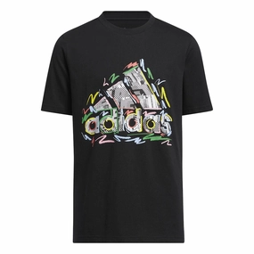 Adidas Little Kids Sportswear Pride Tee, Black