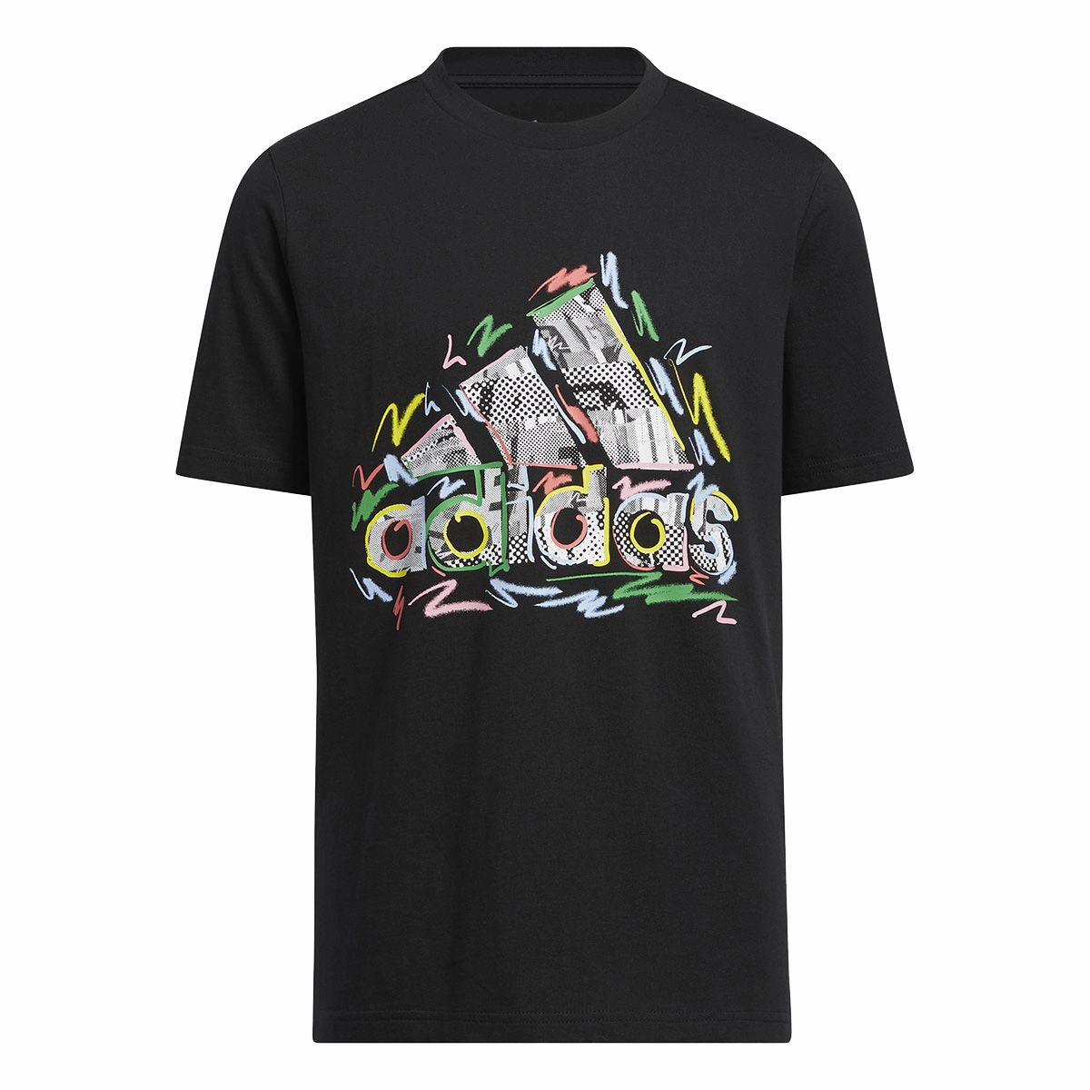 Adidas Little Kids Sportswear Pride Tee, Black