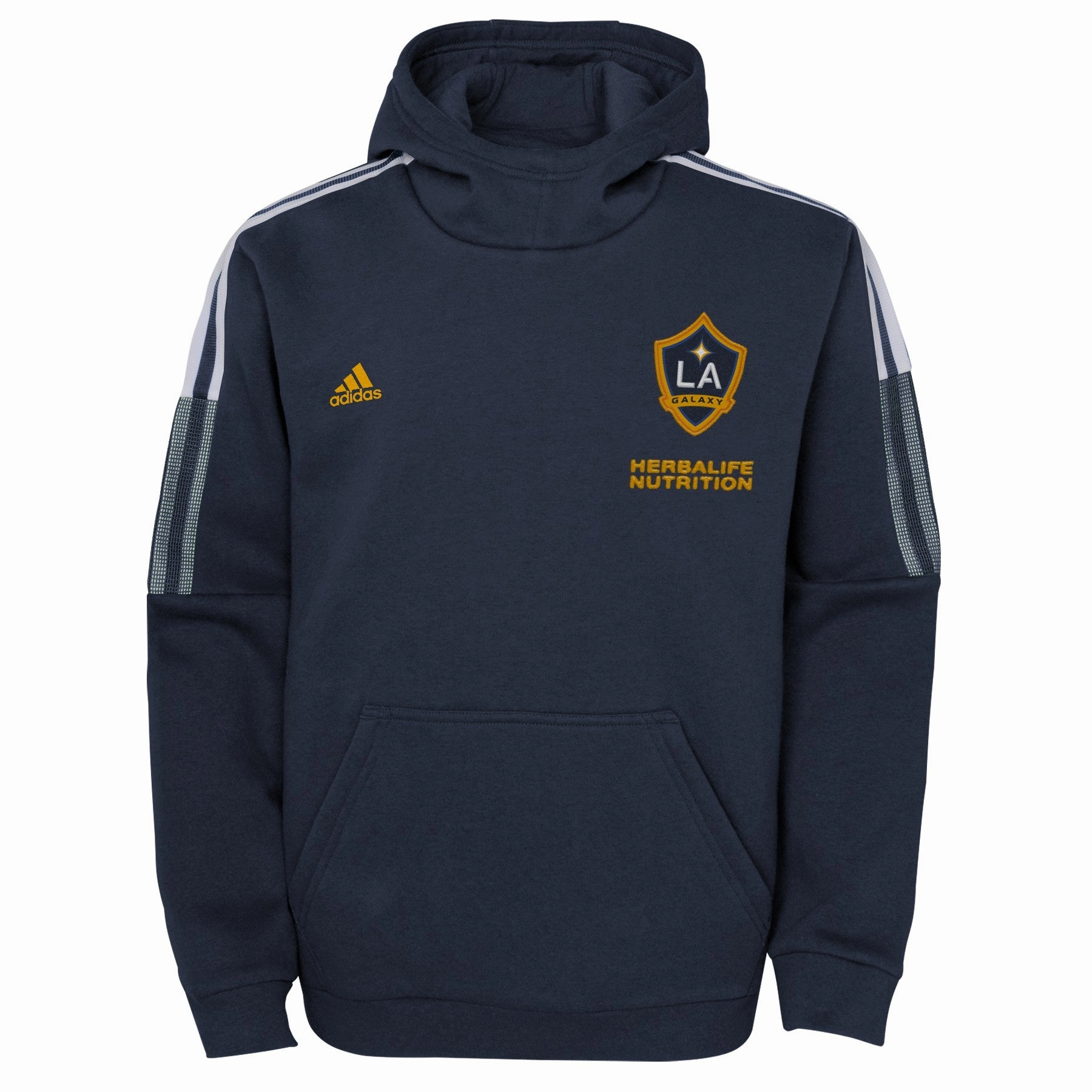 adidas Los Angeles Galaxy MLS Kids (4-7) Anthem Travel Hoodie, Blue