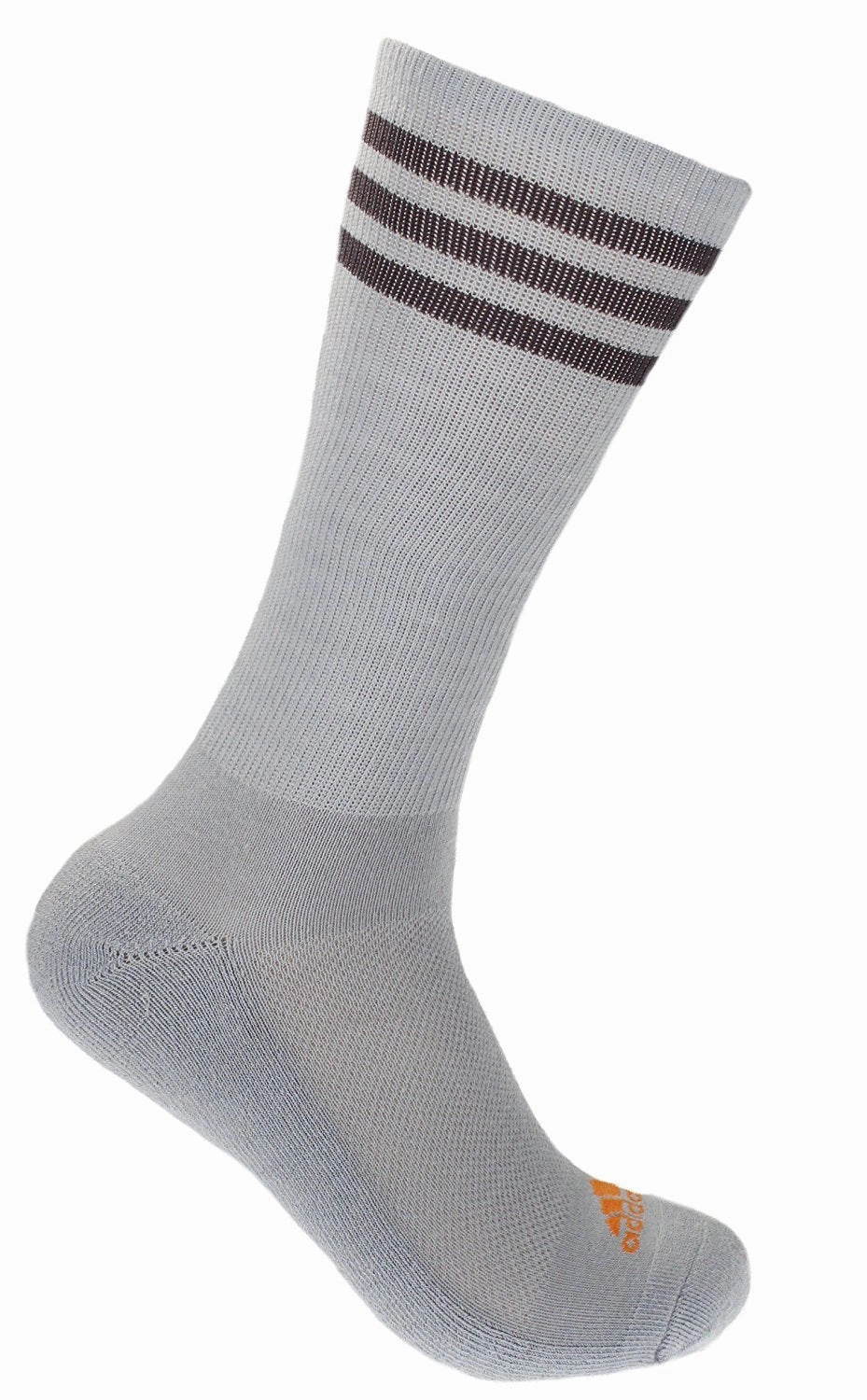 Adidas Men's 2 Pack Tour Performance Crew Socks, Grey