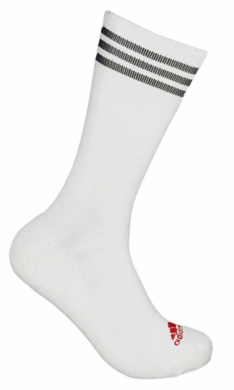 Adidas Men's 2 Pack Tour Performance Crew Socks, White