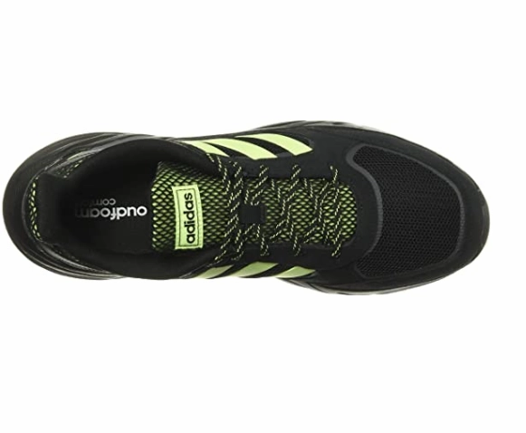 Adidas Men's 90s Valasion Sneaker, Black/Hi Res Yellow/Grey Three
