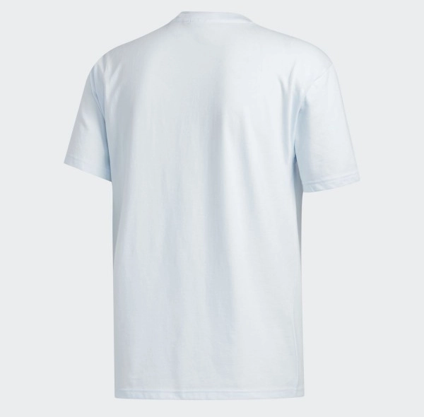 Adidas Men's / Unisex Forsut Tee Shirt, Sky Tint / Purple