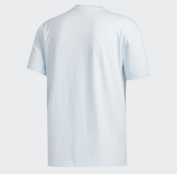 Adidas Men's / Unisex Forsut Tee Shirt, Sky Tint / Purple