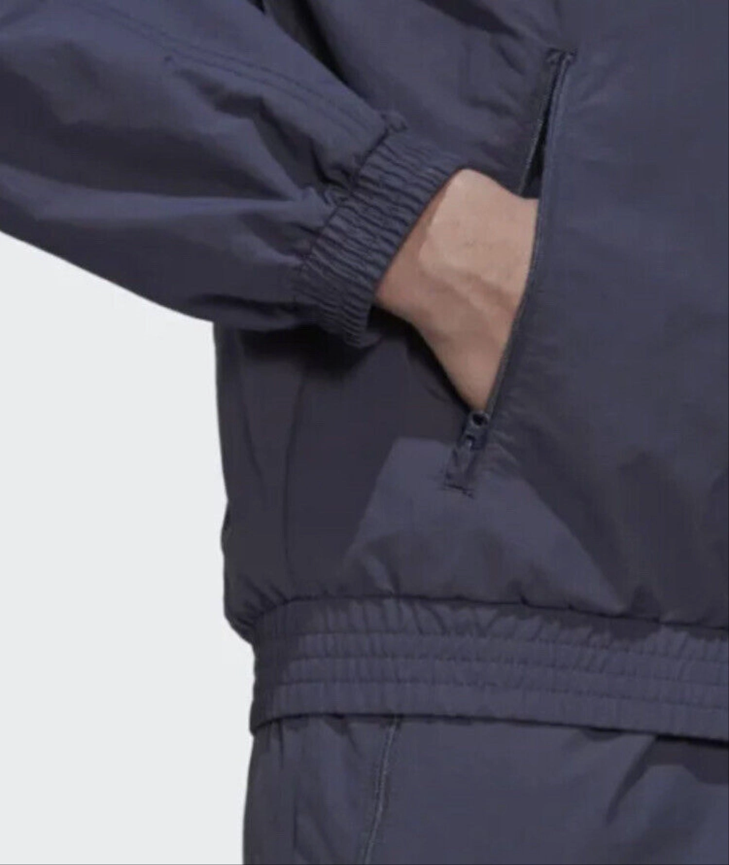 Adidas Men's Adaptive Full Zip Track Jacket, Shadow Navy